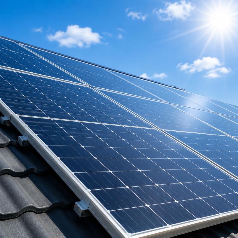 Rooftop solar panels